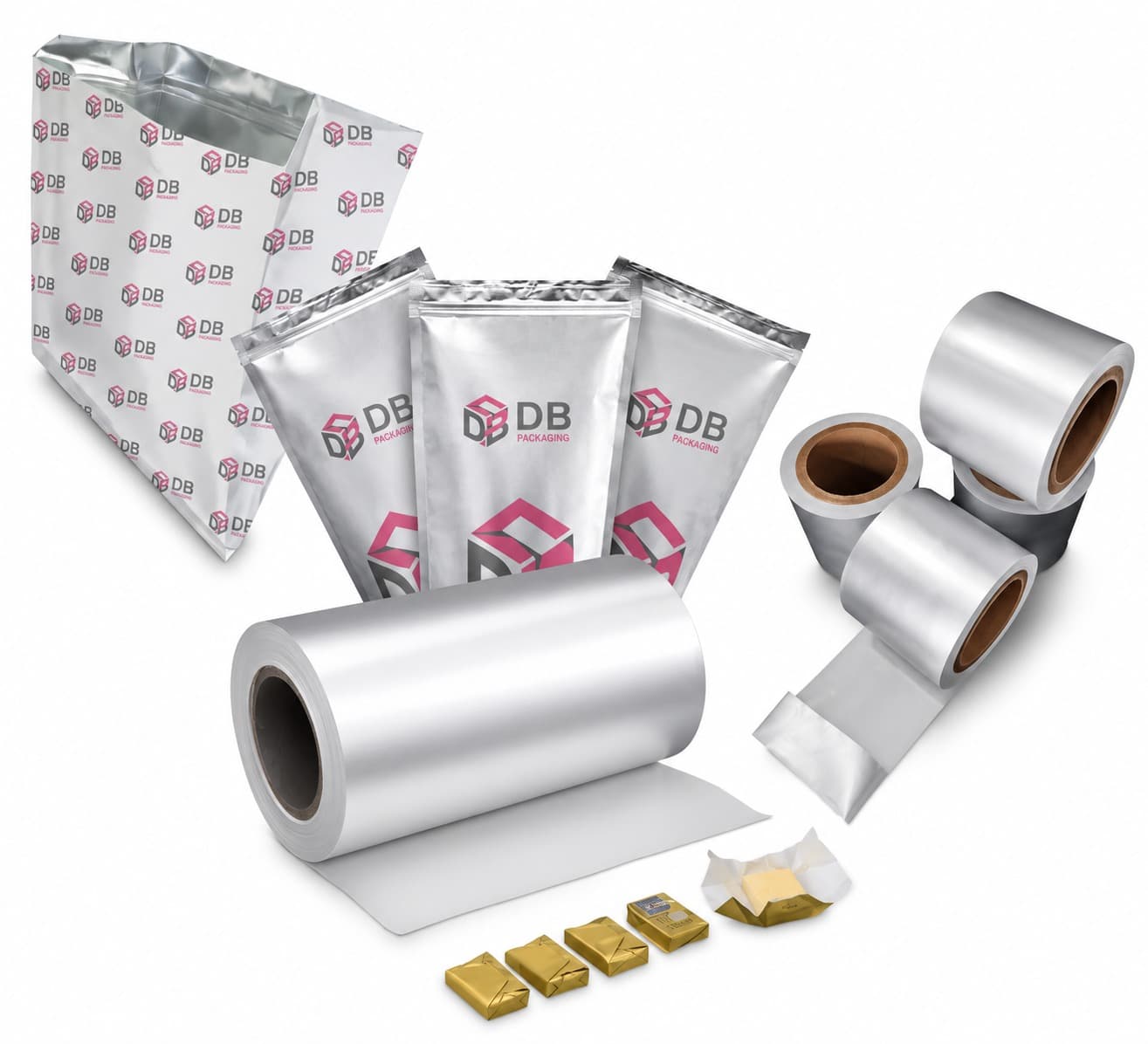 4 Ply Laminates (Paper/PE/Alu.Foil/PE)